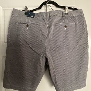 Lands' End Pinstripe Bermuda Shorts